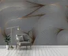 3D duvar kağıdı geometrik soyut çizgiler oturma odası yatak odası arka plan duvar dekorasyonu su geçirmez antifuling duvar kağıtları2065078