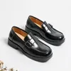 Casual Shoes 2024 Spring and Autumn College Style Single Japanese Soft Girl Mid-Heel Round Toe JK Uniform Vintage