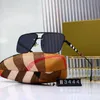 Tasarımcı Aviator Güneş Gözlüğü Kadın Erkekler Lüks BB Polarize Güneş Gözlüğü Altın Siyah Pilot Çıkarık Tasarım Metal Gradyan Kare Güneş Gözlüğü Modeli Retro Premium Gölgeler