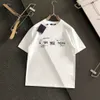 T-shirt da uomo di moda estiva T-shirt a manica corta firmata T-shirt in cotone con lettera stampata Polo per abbigliamento T-shirt di alta qualità a manica corta