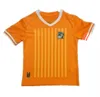 24 25 Cote D Ivoire fans 3 sterren drie Voetbalshirt Speler Nationaal Team Thuis Uit Ivoorkust DROGBA KESSIE Maillots De Voetbal Heren Uniformen Afrikaanse Cup kinderset