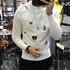 Camisolas masculinas Drop Mens Causal O Neck Sweater Outono Inverno Pulôver De Malha Designer Jumper Slim Fit Masculino