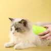Kammar ångande hundborste elektrisk spray katt hårborste 3 i1 hund ångare borste för massage husdjur grooming katt hårborste för att ta bort