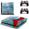 Joysticks God of War PS4 Stickers Play Play Station 4 Skin PS 4 Sticker Decal Cover pour Playstation 4 PS4 Console Controller Skins Vinyle