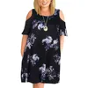 Casual Jurken Big size 9XL Jurk Dikke MM Vrouw Zomerjurk Losse plus jurken uit de schouder kleding vestidos 230412 240304