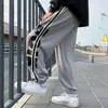 Calças masculinas masculino suor harem calças treinamento cinza sweatpants para homens hip-hop jogger vintage tracksuit bottoms elegante jovem la baggy