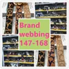 5 M/pakket 169-188 Zijstrook Gebreide Met Kledingstuk Accessoires Decoratief Met Diy Zachte Brief Verbreding Kleding diy