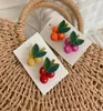 Children039s Headdress Spring New Ins Auspicious Small Orange Ball Wool Felt Beautiful Clip Girl And Woman Hair Clip9852978