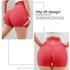 Damen-Shorts zum Laufen für Frauen, BuLifting, Übung, Fitness, hohe Taille, Bauchkontrolle, Fitnessstudio, Workout, sportlich