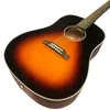 Guitare acoustique acoustique série Sunset J45, section en bois massif de 41 pouces