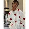 Bordado feminino tricô suéteres doce chique manga comprida o-pescoço pullovers 2023 nova moda feminina casual camisola
