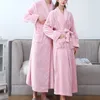 Dames nachtkleding koppels lang plus size winter warm koraalfleece badjas dames heren flanellen kimono badjas bruidsmeisje kamerjas