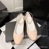 Slippers Jurk 2024 Zomer Nieuwe Geurige Ketting Voeten Ring Mary Jane Ballet Prinses Enkele Fee Stijl Kleine Leren Schoenen