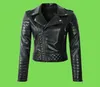 Dames039S lederen faux wmoen jas lente herfst afslag kraag zipper vintage outparies dames biker moto korte jassen femal1341730