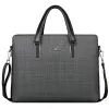 Väskor Business Men's Handbags Office Manlig Executive Portfölj Stort Luxury Tote Laptop Bag For Man 2023 Shoulder Messenger Designer