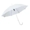 Parapluies Sublimation Parapluie vierge Polyester Protection de l'eau Coupe-vent Revêtement de transfert de chaleur Parasol Cadeau de Noël 917 Drop Del Dhvbi