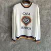 Mens Sweaters Fall Winter Men Embroidered Wool Sweater