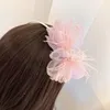 Saç Aksesuarları Bebek Bebek Prenses Tüy Çiçek Kafa Bandı Toddler Çocuk Saç Giyim Aksesuar Çocuk Dantel Tutu Bow Saç Bandı Parti Karnavalı