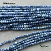 Losse Edelstenen Groothandel Natuurlijke Een 4.5 Mm 6 Mm Kyaniet Facet Kubus Kralen Voor Het Maken Van Sieraden Armband Ketting Diy