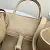 Design handväska lyxhandväska kvinnor mode totes 25 cm axelväska togo läder handgjorda kvalitet kräm svart beige färger snabb leverans