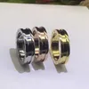 Designerring im klassischen Stil für Damen, Paare und Herren, offizielle Reproduktionen, vergoldet, 18 Karat, Markendesigner, europäische Größe mit Box 051