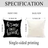 Chair Covers Black and white geometric linen pillowcase sofa cushion cover home decoration can be customized for you 40x40 45x45 50x50 60x60
