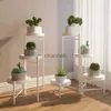 Outros edifícios de jardim Jardinagem interna Varanda Creative Flower Stand Suculenta Verde Luo Flowerpot Stand Design dobrável Rack para plantas Rolamento forte YQ240304