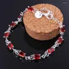 Link Bracelets Wholesale S925 Sterling Silver Color For Woman Fashion Jewelry Classic High-Quality KN-H350