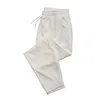 Men's Pants M-8XL Plus Size Comfort Knit Waffle Jogger Lounge Pajama In Gray