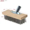 Cleaning Brushes 1PCS 20/30/45CM Floor Wire Brush Household Indoor Outdoor Garden Moss Cleaner Scrubber Cleaning Broom Cleaning AccessoriesL240304