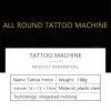 Máquina profissional de tatuagem, portátil, aço plástico, corte rotativo, máquina de embaçamento, acessórios de arte corporal, suprimentos de tatuagem