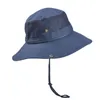 الصيد في الهواء الطلق مقاوم للأشعة فوق البنفسجية قبعة الطنف الكبيرة قبعة الصيف Sunshade Fisherman Sunchnen Capable Captible