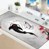 Pads 90x40 Fish Large Anime Mousepad Gamer Gaming Mouse Pad Yin Yang Chinese Art XL Locking Edge Big Fashion Laptop Notebook Desk Mat