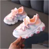 Sepatu anakanak musim semi baru untuk anak perempuan olahraga bayi antilembap modis sneakers kasual antiselip droppleverans dhgei