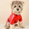 Hondenkleding Regenjas voor huisdieren 1 STKS Lichtgewicht reflecterende PU-regenjas met capuchon voor honden Duurzaam Ademend Waterdicht