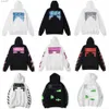 Mens Hoodies Sweatshirts Off Style Fashion Sweater Painted Arrow Crow Stripe Hoodie and Womens T-shirts White Black 003