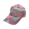 Ball Caps Veelkleurige Tie Dye Baseball Cap Voor Dames Heren Mode Buitensporten Streetwear Hoed Paar Zonneklep Graffiti Bone