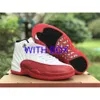 مع Box 2024 Mens Shoes Sandals 12S 12 Cherry White Black Varsity Red Original Dhgate