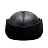 Bola bonés siloqin inverno earmuffs chapéu masculino quente beisebol pu mais veludo grosso marcas masculino osso chapéus snapback boné para homens