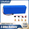 Batterie 72V, 12ah, 15ah, 20ah, 25ah, 30ah, 40ah, 3000W, haute puissance 84V, moteur de vélo électrique, scooter électrique, avec BMS