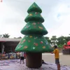 Groothandel 10mh (33ft) met blazervrije deurschip Outdoor Activiteiten afdrukken Brengerbare kerstboom Grondballon te koop
