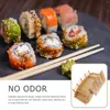 Dinnerware Sets Sashimi Bridge Desserts Bamboo Sushi Tray Container Cake Platter Wooden Pallets Holder Practical Board Mini Pans