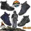 Zapatos atléticos Hombres Transpirable Hombre Mujer Zapatos de montañismo Senderismo Resistente al desgaste Entrenamientos zapatilla de deporte zapatillas corredor Casual GAI softy negro confort