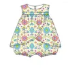 Clothing Sets Design Selling Girls Clothes 2 Milk Silk Fabric Beautiful Flower Pattern Sleeveless Top Shorts Set