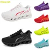 2024 hot sale running shoes men woman whites navys cream pinks black purple gray trainers sneakers breathable color 33 GAI