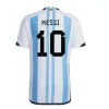 24 25 Argentina Home Away Jersey J.Aarez Camisas de futebol DI MARIA DYBALA MARTINEZ ALLISTER E.Fernandez MARADONA Homens Crianças Fãs Jogador Camisas de futebol