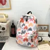 Backpack Korean Fashion Women Graffiti Lightweight Shoulder Bag Large Capacity Casual Travel School For College Student