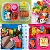 48 Pcs Sand Cutter for Kids Cookie Biscuit Press Mold Set Metal Bread Mould Toast Breakfast Making Mold 240227