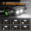 Headlamps Headlamp 18650 Headlight Dual Luminus SST40 LED 1200lm USB Rechargeable Lamp