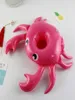 Cartoon Crab Design Inflation Cup Seat Pool Floating Cute Drinks Holder Lovely Mini Saucer For Swimming Pool Decoration New Arriva3567160